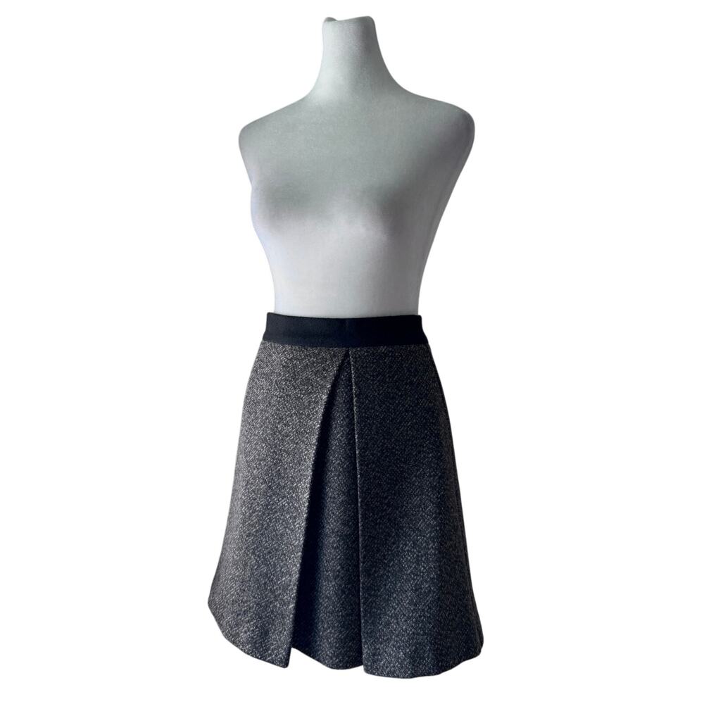 NWT Max & Co. Wool Blend Dark Gray A-Line Mini Skirt